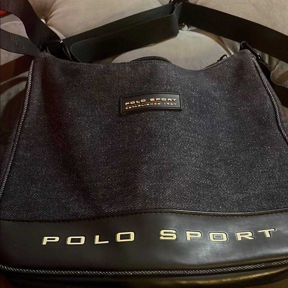Polo Sport Black Shoulder Bag